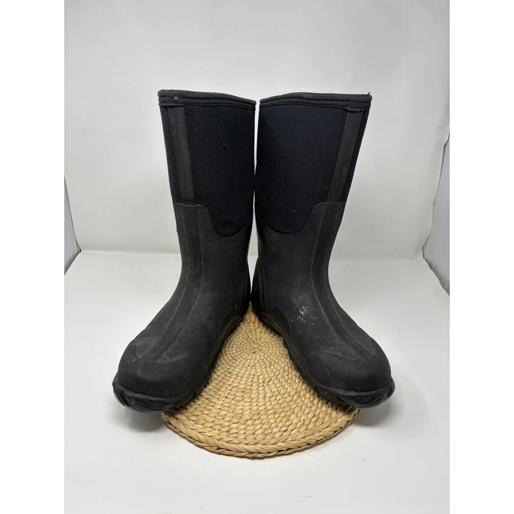 Bogs Classic High‎ Men's 10 Waterproof Insulated Winter Rain Work Boots Black